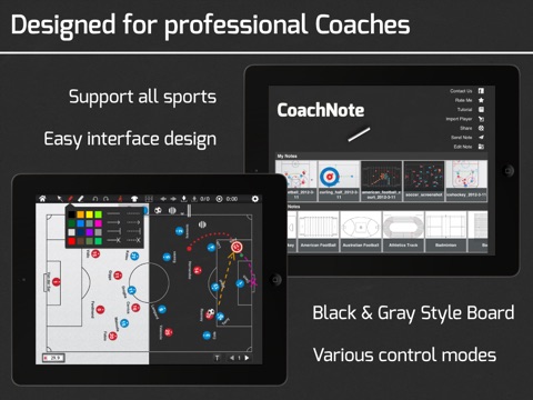 CoachNote Soccer & Futsal : Sports Coach’s Interactive Whiteboardのおすすめ画像1