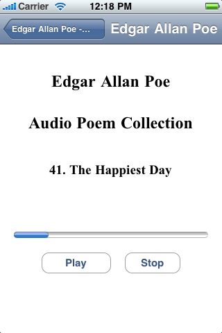 Edgar Allan Poe - Audio Poem Collection screenshot-4