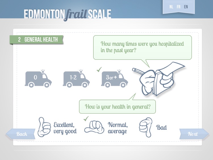 Edmonton Frail Scale for iPad