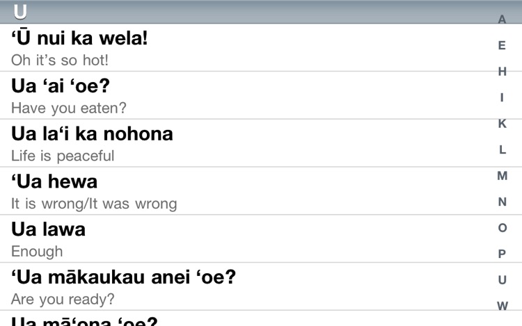 Speak Hawaiian Phrases