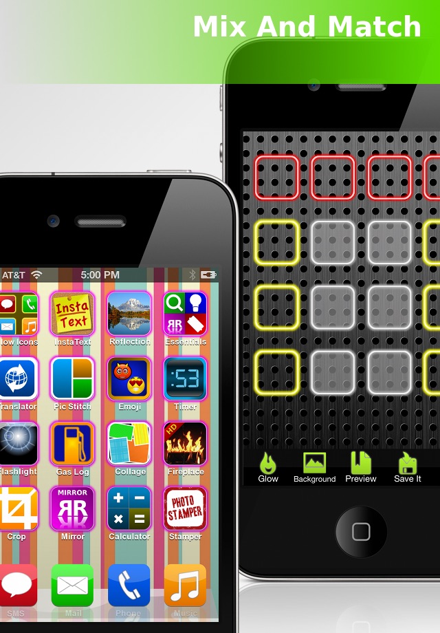 Glowing App Icons - Home Screen Maker screenshot 3