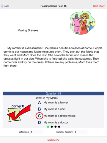 Reading: Grade 3, People in the Community-Free screenshot 4