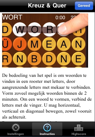 Kreuz & Quer NL Free (Nederlands woord puzzel) screenshot 2