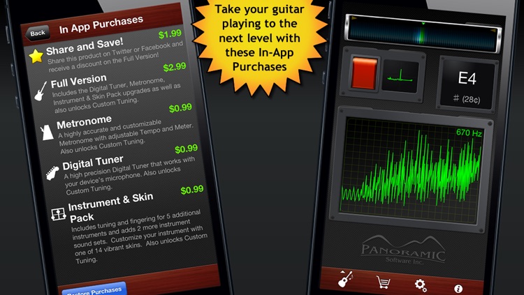 Guitar Suite Free - Metronome, Tuner, and Chords Library for Guitar, Bass, Ukulele