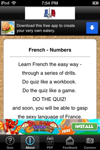 French Number screenshot 3