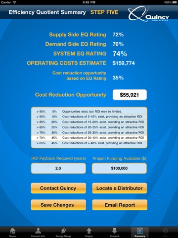 EQ Energy Efficiency Analyzer screenshot 4