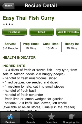 Thai Recipes (Cookbook) screenshot 3