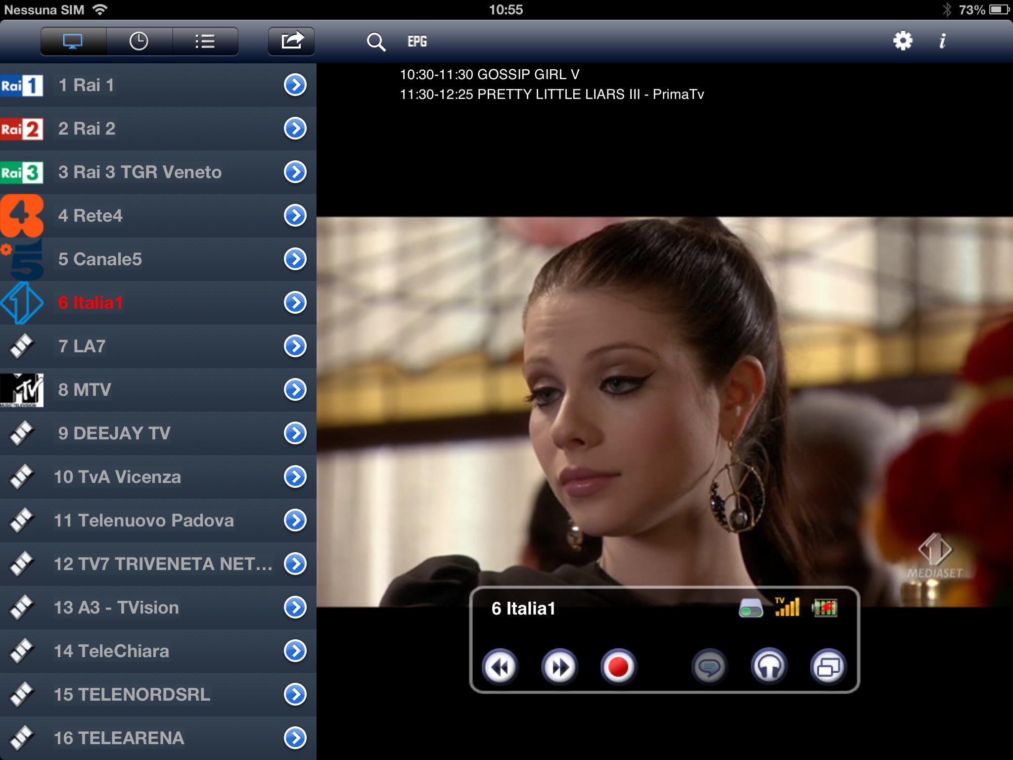 Wi.TV for iPad screenshot 2