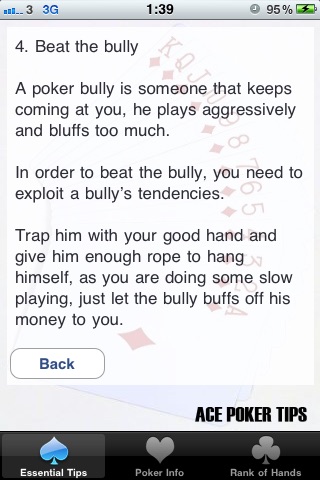 Ace Poker Tips screenshot 2