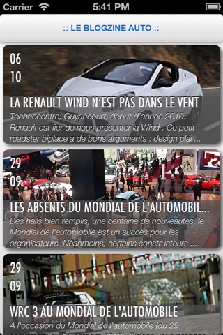 Le BlogZine Auto - Actualité et nouveautés automobile screenshot 2