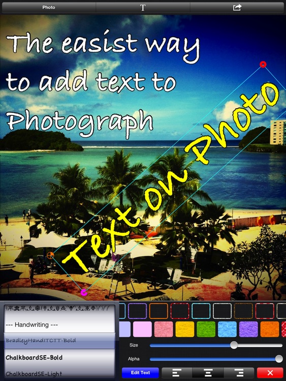 Text on Photo for iPad 〜Label, Caption, Title on Photos〜