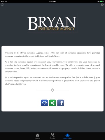 Bryan Insurance Agency HD screenshot 2