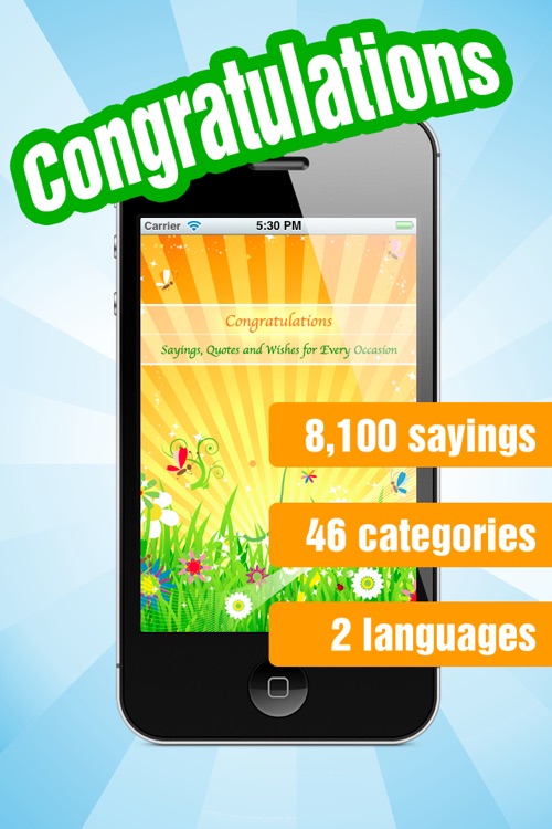 Congratulations - Greetings, Quotes and Wishes for Every Occasion like Easter, Mother's or Father's Day