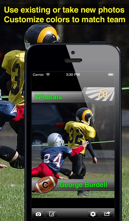 Football Card Pro - make your own custom trading cards