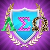 Go Greek : Greek letter photo stickers for your Fraternity or Sorority