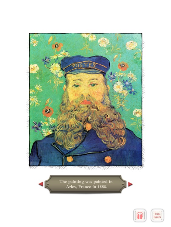 Van Gogh and the Sunflowers: encourage creativity and teach your child art history in this interactive book with text and paintings by Laurence Anholt ("Lite"/ free version by Auryn Apps) screenshot-4