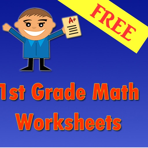 Free 1st grade math worksheets Icon