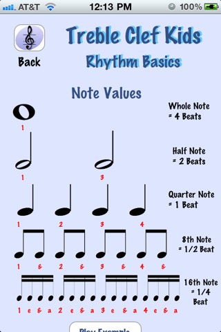 Treble Clef Kids - Rhythm for iPhone screenshot 2