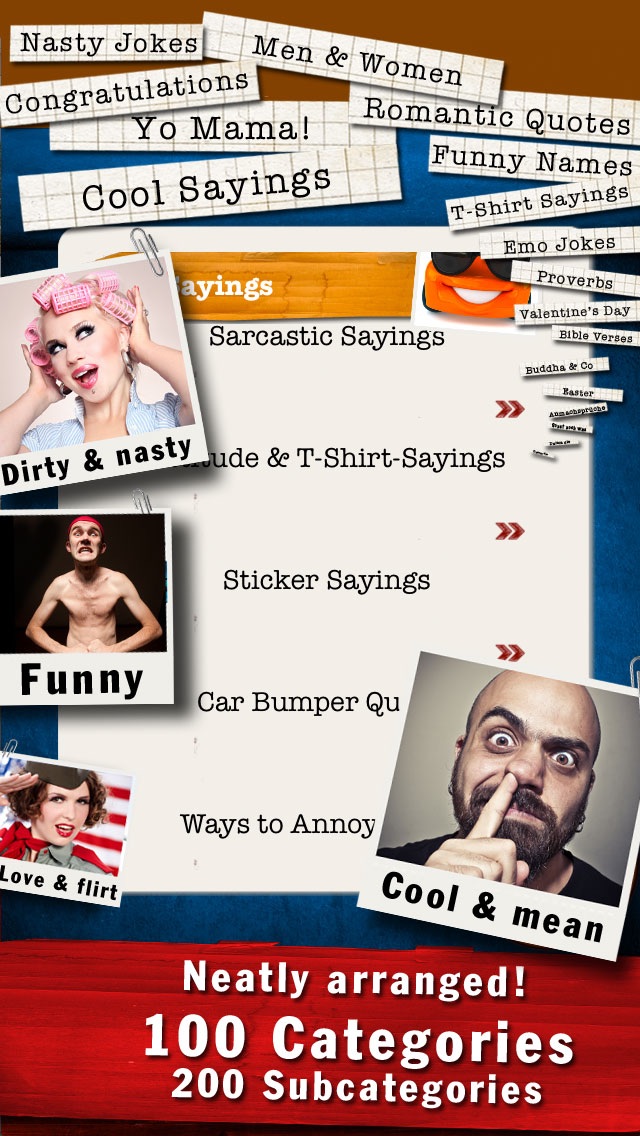 How to cancel & delete Funny Sayings - Jokes und Quotes That Make You Laugh from iphone & ipad 2