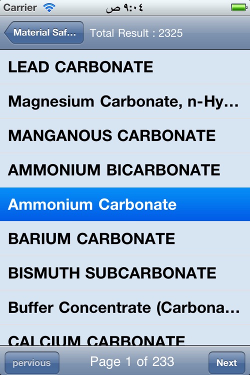 Material Safety Data Sheet