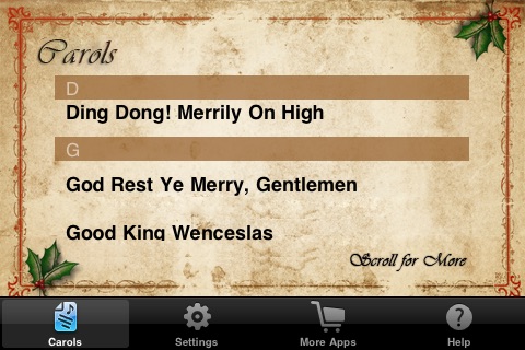 The Christmas Carol Songbook screenshot 4