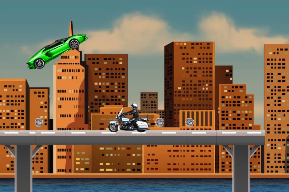 A High Speed City Run: Escape From The Police – Free HD Racing Game screenshot 2