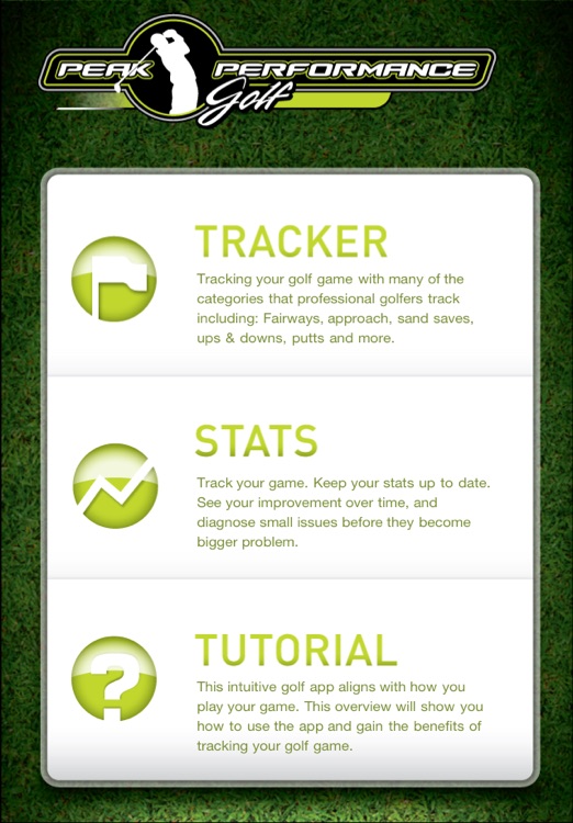 Golf Stats Tracker screenshot-0