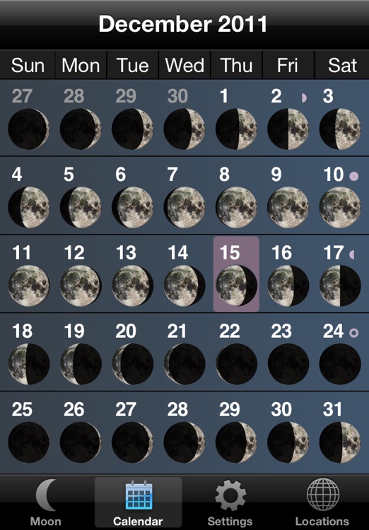 MoonPhase - moon info