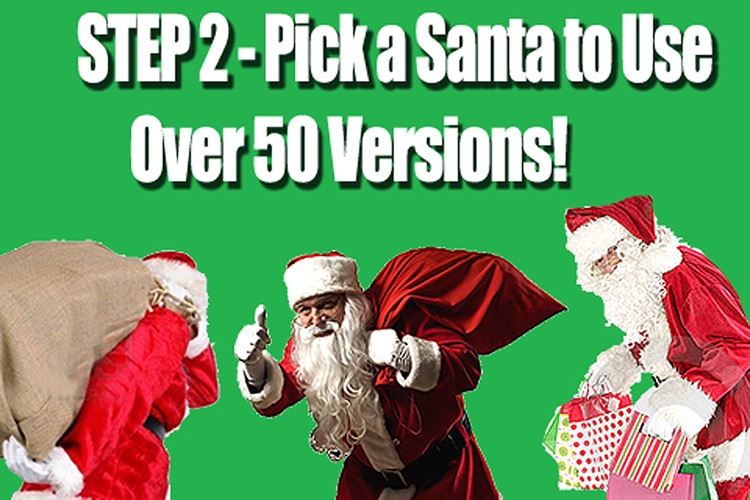 A Santa Photo - Catch Santa in Your House on Christmas!