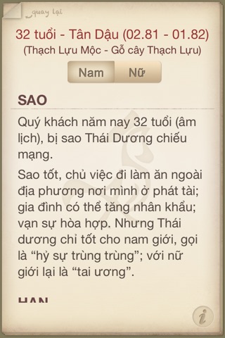Vận hạn Nhâm Thìn 2012 screenshot 3