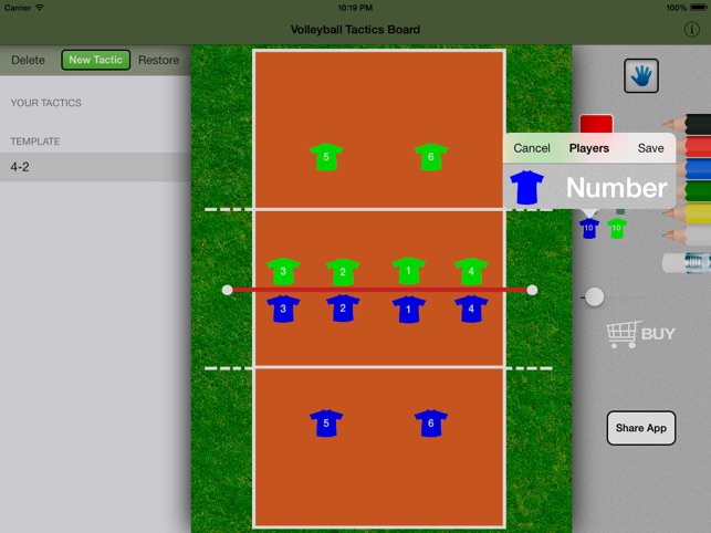 Volleyball Tactics Board(圖4)-速報App