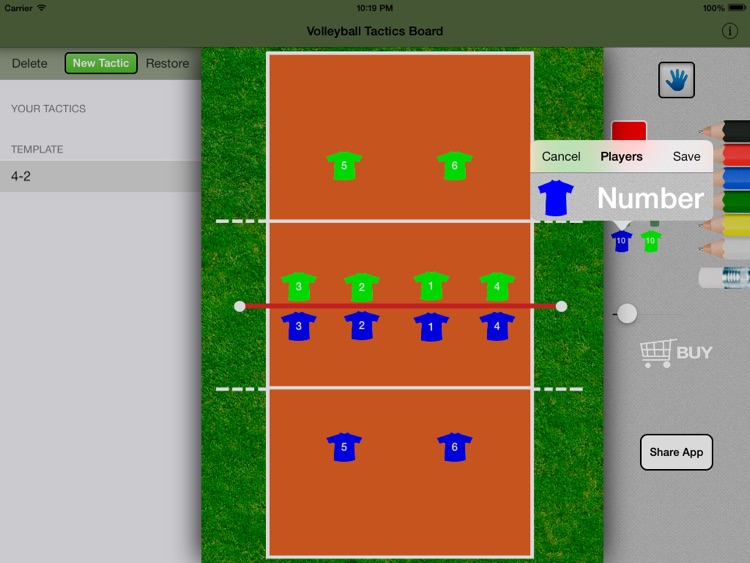 Volleyball Tactics Board screenshot-3