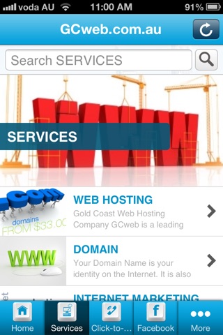 GCweb App screenshot 2