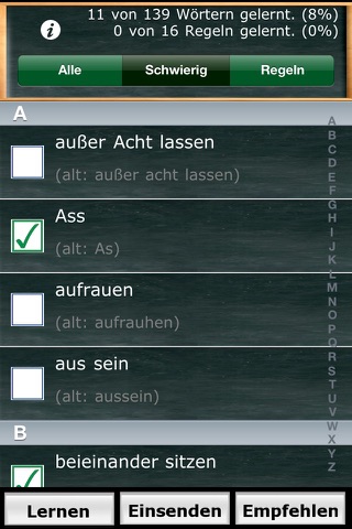 Gewissheit - Neue deutsche Rechtschreibung screenshot 4