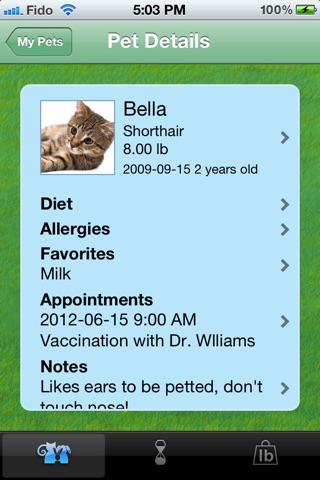 Pet Notes - Animal Health Records screenshot 2