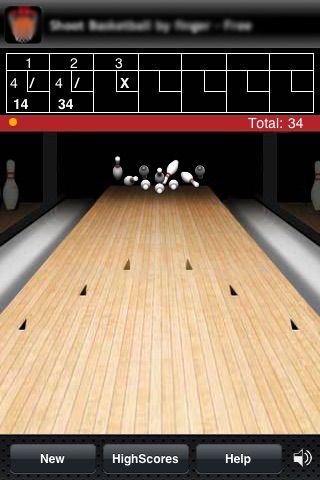 Finger Bowling screenshot 2