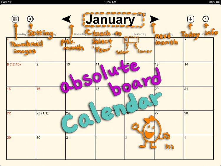 Absolute Board Calendar