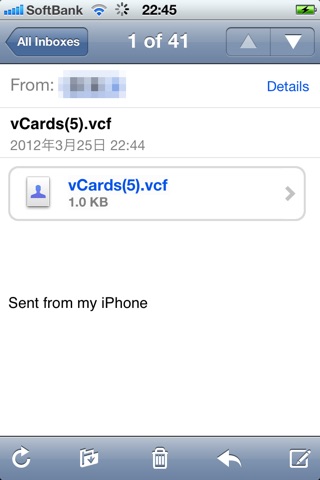 vCards Share screenshot 4