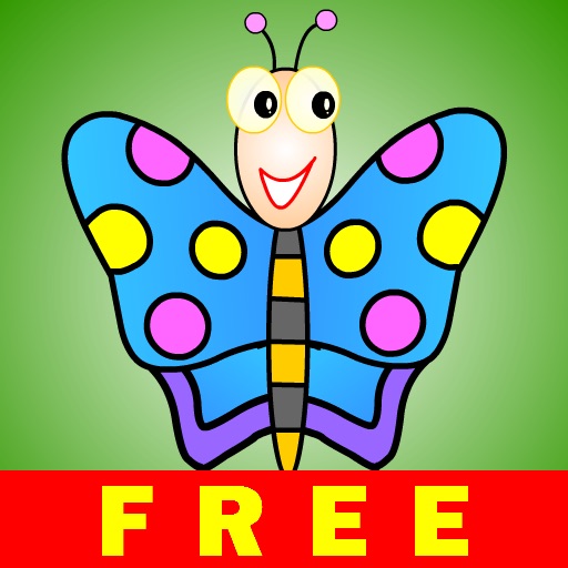 ABC Phonics Butterfly Long Vowels Free- First Grade Second Grade Learning Game Icon