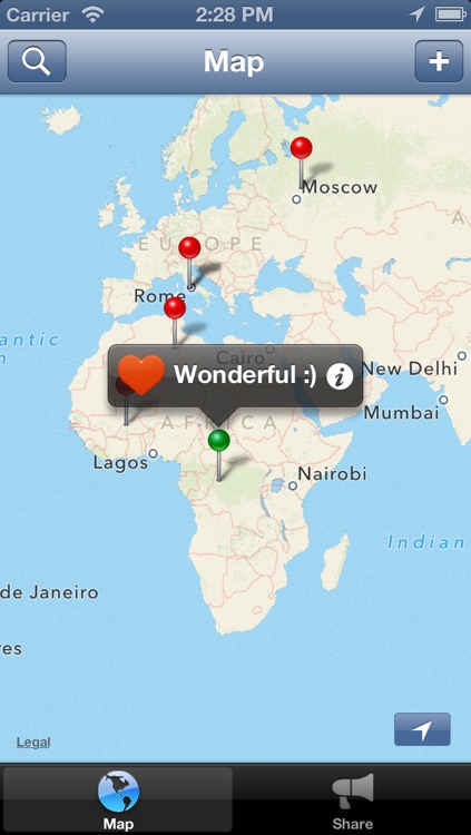 Placemarks