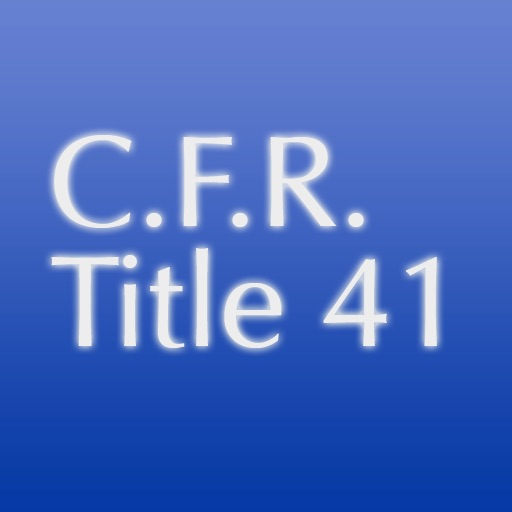 C.F.R. Title 41: Public Contracts and Property Management icon