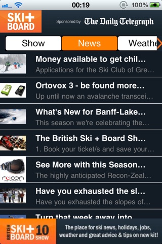 Ski + Board sponsored by The Daily Telegraph screenshot 2