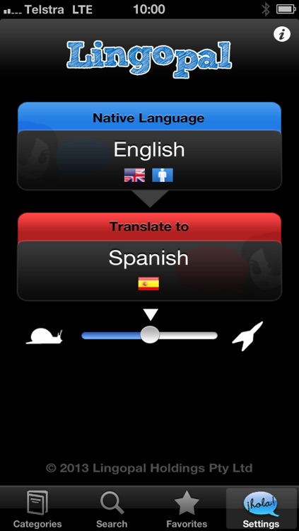 Lingopal Spanish LITE - talking phrasebook