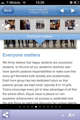 North London Collegiate School Prospectus screenshot 3