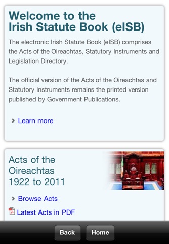 eISB - The Irish Statute Book screenshot 2