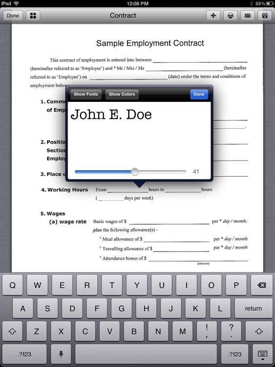 PDF Sign : Sign and fill PDF documents