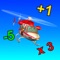 Playful fully animated educational math game in which kids practice basic math skills in addition and subtraction (and, for more advanced users, multiplication and division) on a number line while rescuing people in dire circumstances in five different scenarios