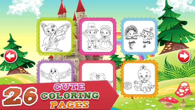 Coloring Pages for Girls - Fun Games for Kids