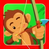 Monkey Beach Balloon Target - Bow and Arrow Shooting Game in Paradise