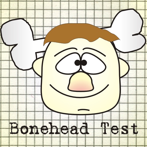 Bonehead Test : Funny Idiot and Moron Test, Prank and Trivia Icon